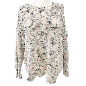 Cupio Sweater Woman 3X Multicolor Knit Lightweight Soft Textured Casual Chic